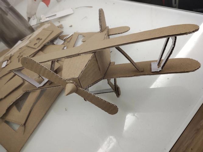 简易飞机模型制作
